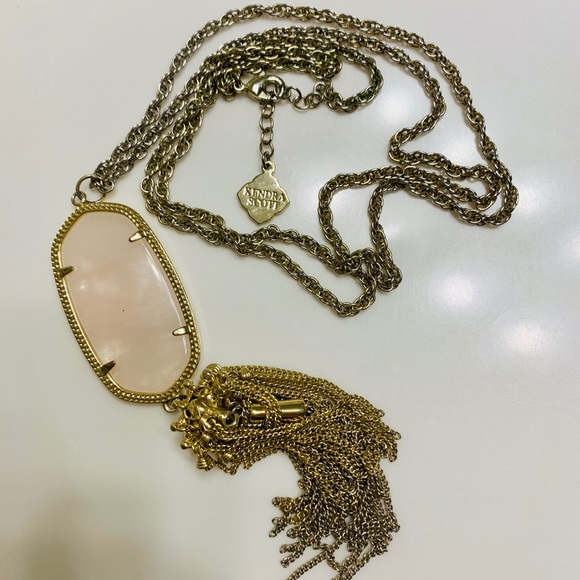 Kendra Scott Rayne Necklace - Rose Quartz - Picture 2 of 2